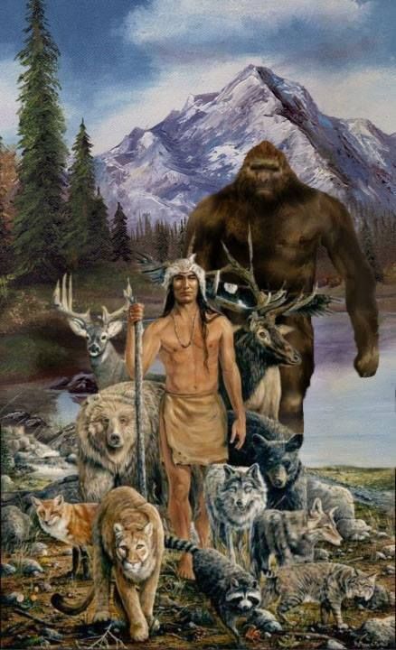 Native American Shamans Bigfoot
